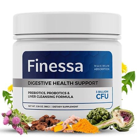 Finessa digestive wellness supplement designed to support gut balance and smooth digestion